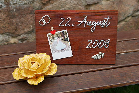 mit Foto Hochzeit Jubiläum
